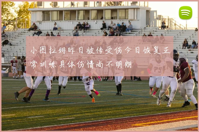 小图拉姆昨日被传受伤今日恢复正常训练具体伤情尚不明朗